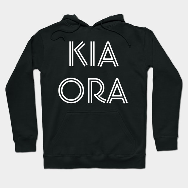 Kia Ora Aotearoa NZ Hoodie by FaelynArt